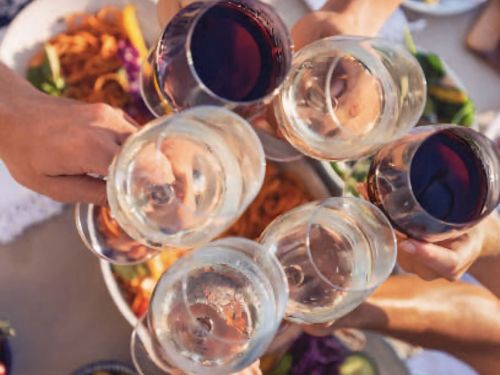 Foto de taças de vinho 