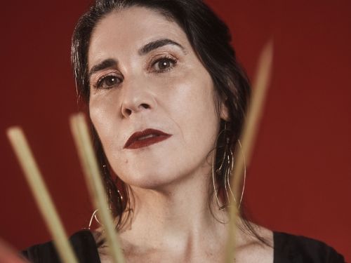 Foto da artista Mônica Salmaso