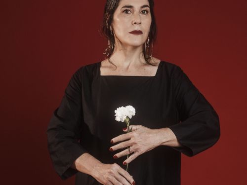 Foto da artista Mônica Salmaso