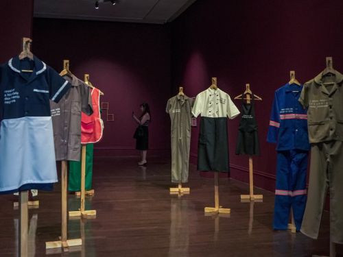 Foto das obras da exposição 
