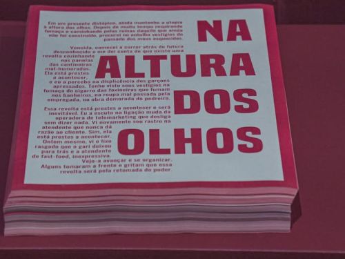 Foto das obras da exposição 