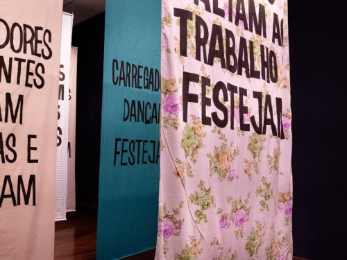 Foto das obras da exposição 