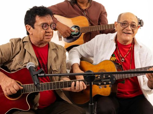 Foto dos artistas que compõem o grupo