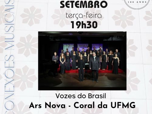 Foto de capa do evento do coral da ufmg no dia 1 de setembro