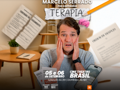 Espetáculo: Marcelo Serrado em "Terapia" 