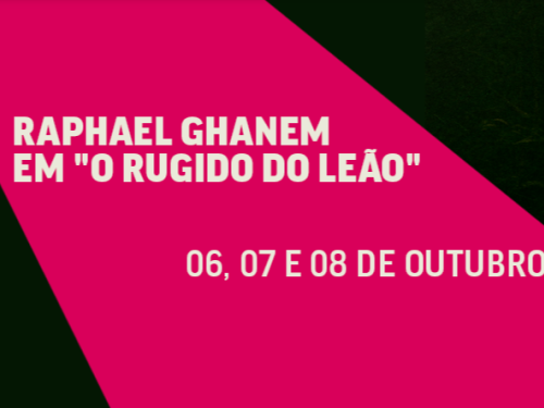 Stand up: Raphael Ghanem em “O Rugido do Leão”