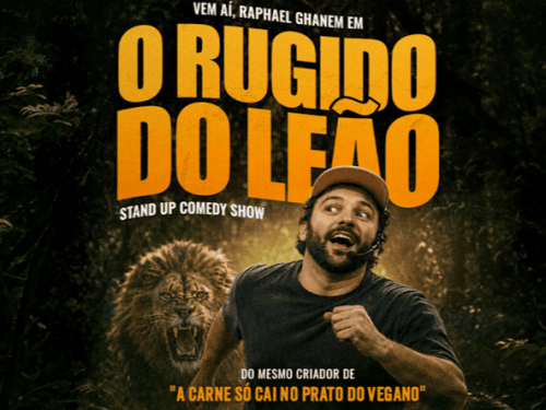 Stand up: Raphael Ghanem em “O Rugido do Leão”