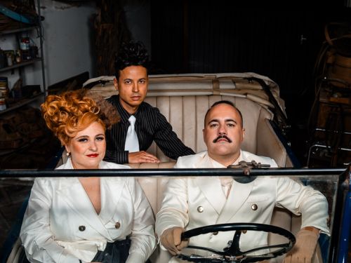 Foto dos artistas do espetáculo