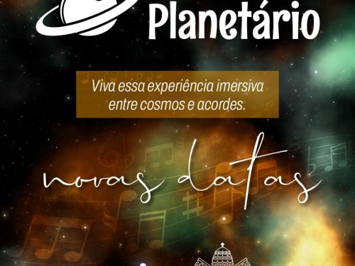 Foto de capa de divulgação para o evento "Música no Planetário"