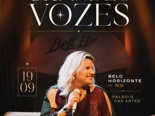 Foto de capa para o show da cantora Bell Éter no dia 19 de setembro no palácio das artes 