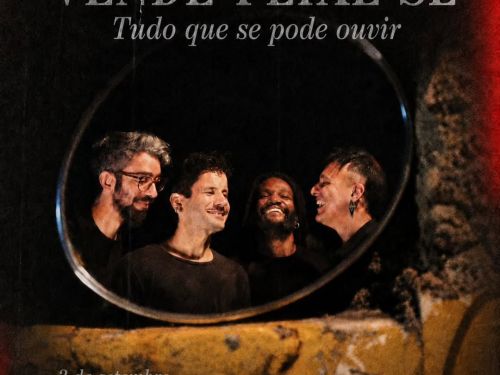 Foto de capa para o show do grupo "Vende Peixe-se" no conservatório da ufmg 