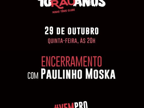 Foto descritiva da data dos shows no evento 