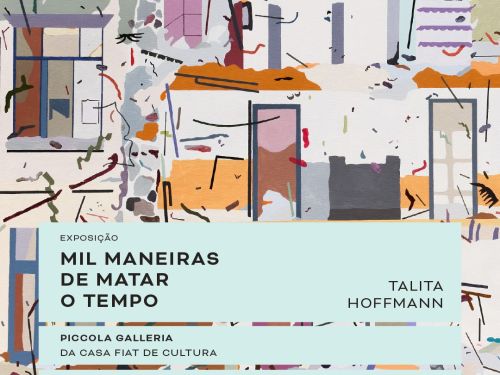 Foto de capa de divulgação para a exposição da artista Talita Hoffmann na casa fiat de cultura