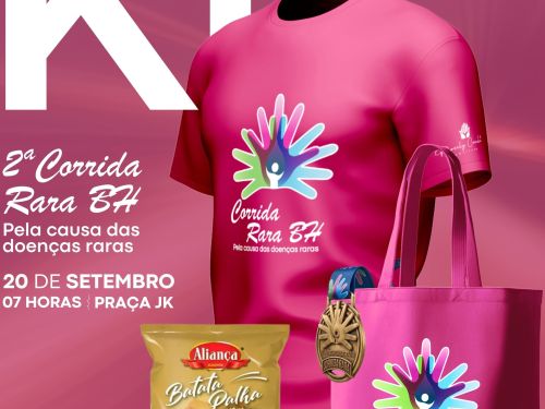 foto do kit da corrida 