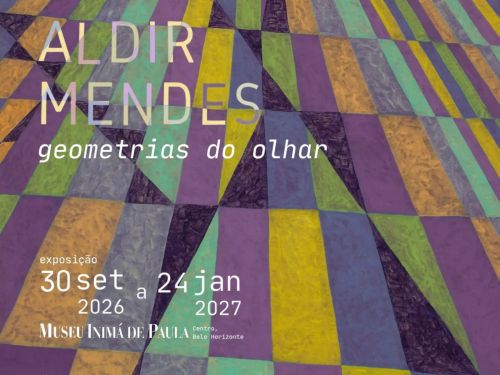 Foto de capa de divulgação para a exposição do artista Aldir Mendes 