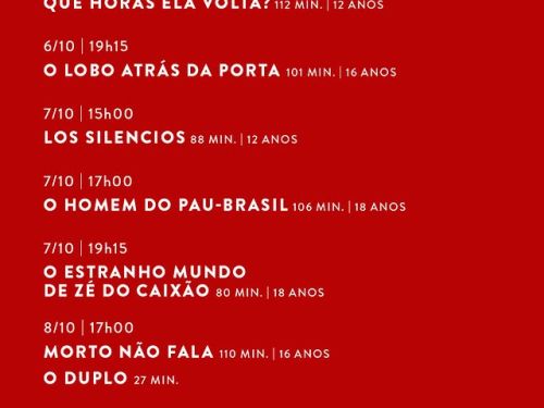 Foto da programação 