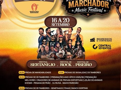 Cartaz do Evento Mangalarga Marchador Music Festival