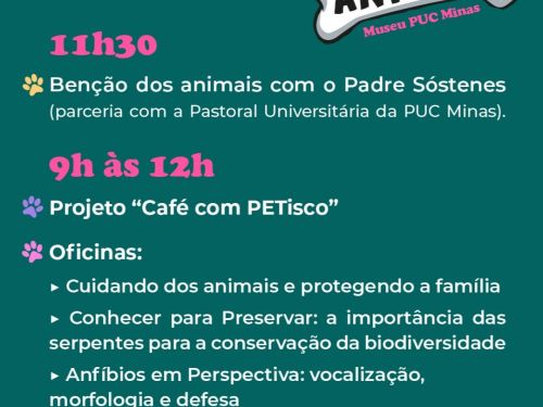 Foto da programação do evento 