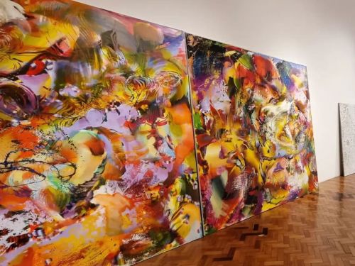 Foto de uma das obras da exposição 