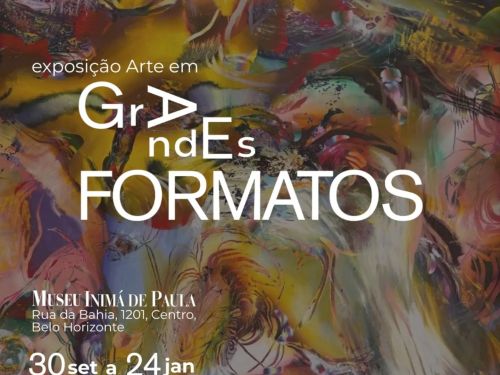 Foto de capa para divulgação da exposição 'Arte em Grandes Formatos' no museu Inamá 