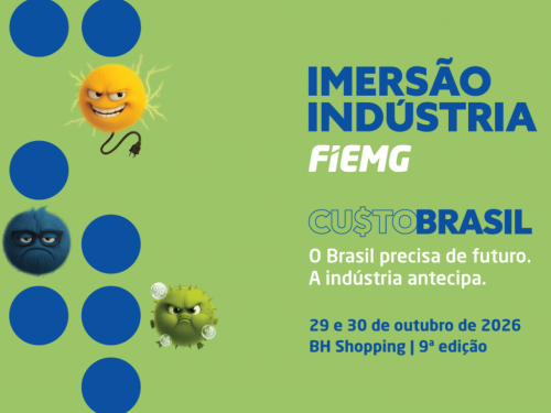 Foto de capa para a 9ª edição do Imersão Indústria - Custo Brasil 