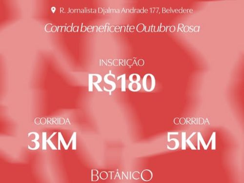 Foto chamada para a corrida beneficente B.Run pela Vida
