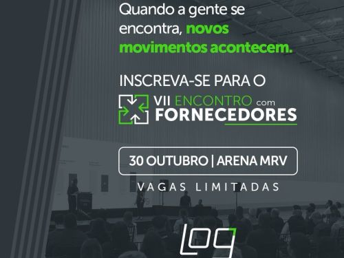 Foto de capa para o evento "VII Encontro com Fornecedores Log 2026" no dia 30 de outubro na Arena MRV