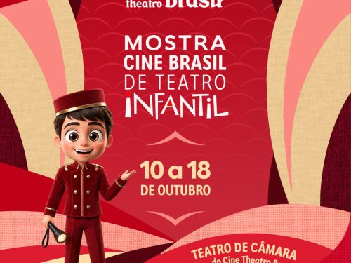 Foto de capa para divulgação da mostra de teatro infantil no Cine Brasil 