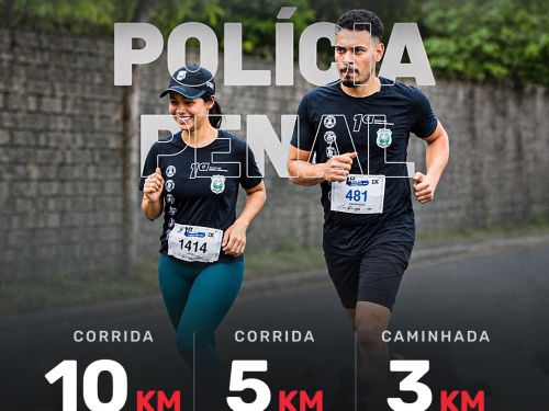 Foto das modalidades da corrida: 10, 5 e 3km