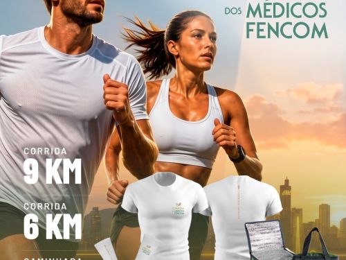 Foto descritiva dos percursos da corrida: 9,6 e 3km