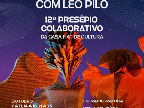 Foto de divulgação para as oficinas com Leo Piló na Casa Fiat de Cultura 