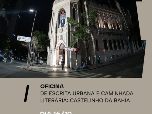 Foto de capa de divulgação do evento contendo data, local e horário 