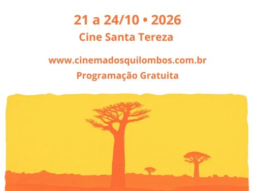 Foto de capa para a amostra de cinema dos quilombos no Cine Tereza nos dias 21 a 24 de outubro 