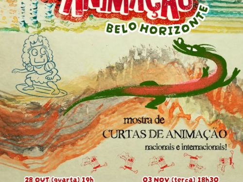 Foto de capa para divulgação do evento " Dia Internacional da Animação 2026" no dias 28 de Outubro e 3 de Novembro
