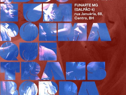 Foto de capa para o espetáculo de dança "Isso é um poema que transborda" no dia 24 de Outubro, na Funarte