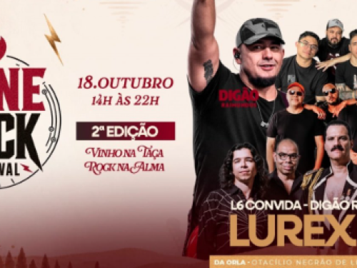 Foto dos artistas que estarão presentes no evento 