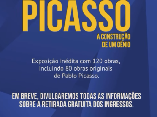 Foto de capa para a exposição "Picasso: A construção de um gênio" no Sesc Palladium 