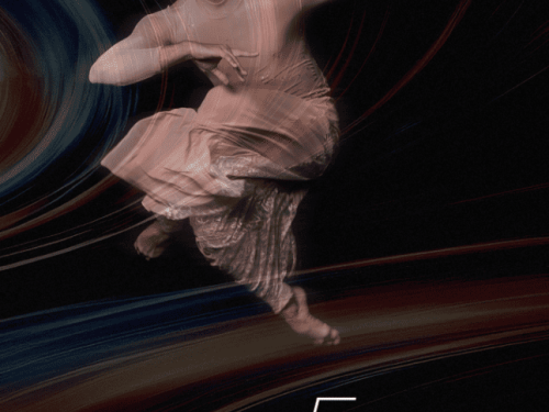 Foto de um dos bailarinos dançando 