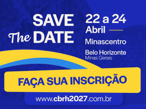 Foto de capa para divulgação do "Congresso Brasileiro de Reprodução Humana" no dia 22 a 24 de abril de 2027 no MinasCentro 