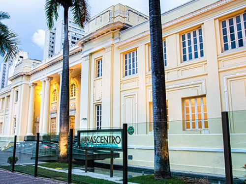 Foto da fachada do predio MinasCentro 