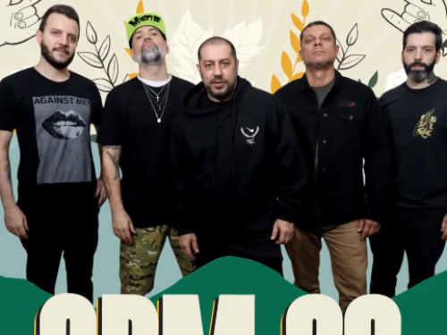 Foto da atração principal do evento: banda CPM 22 