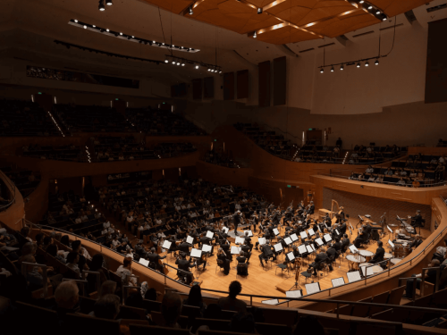 Foto da orquestra filarmônica de Minas Gerais 