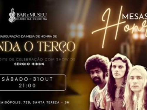 Sérgio Hinds d´O Terço no show Papo Cantado