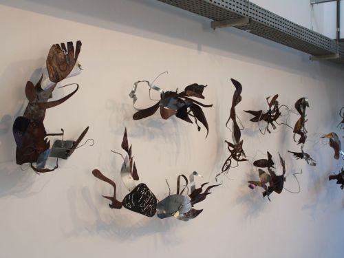 Foto de uma das obras da exposição 