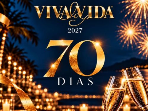 folder do evento de Réveillon Viva la Vida