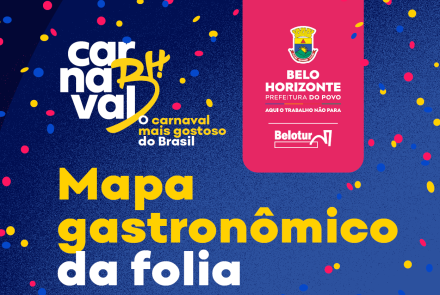 Imagem com o título Mapa gastronômico da folia