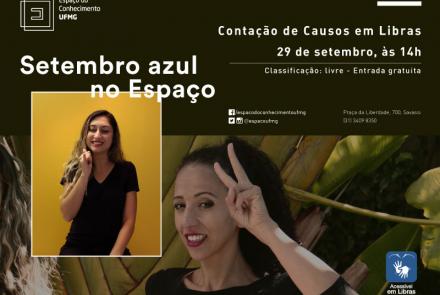 Programação Setembro Azul - Oficina Contação de Causos em Libras