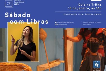 Sábado com Libras: Quiz na trilha
