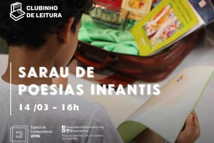 Clubinho de leitura: sarau de poesias infantis - Espaço do conhecimento UFMG