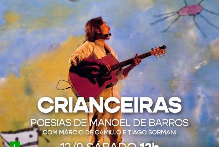 Live: Crianceiras – Poesias de Manoel de Barros #EmCasaComSesc